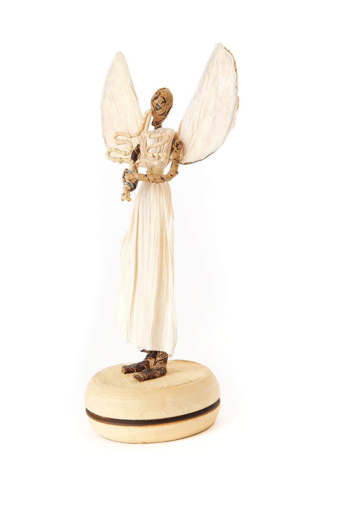 Tranquil Banana Fiber Standing Angel