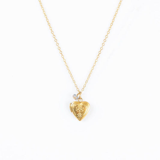 Sweet Heart Locket Necklace