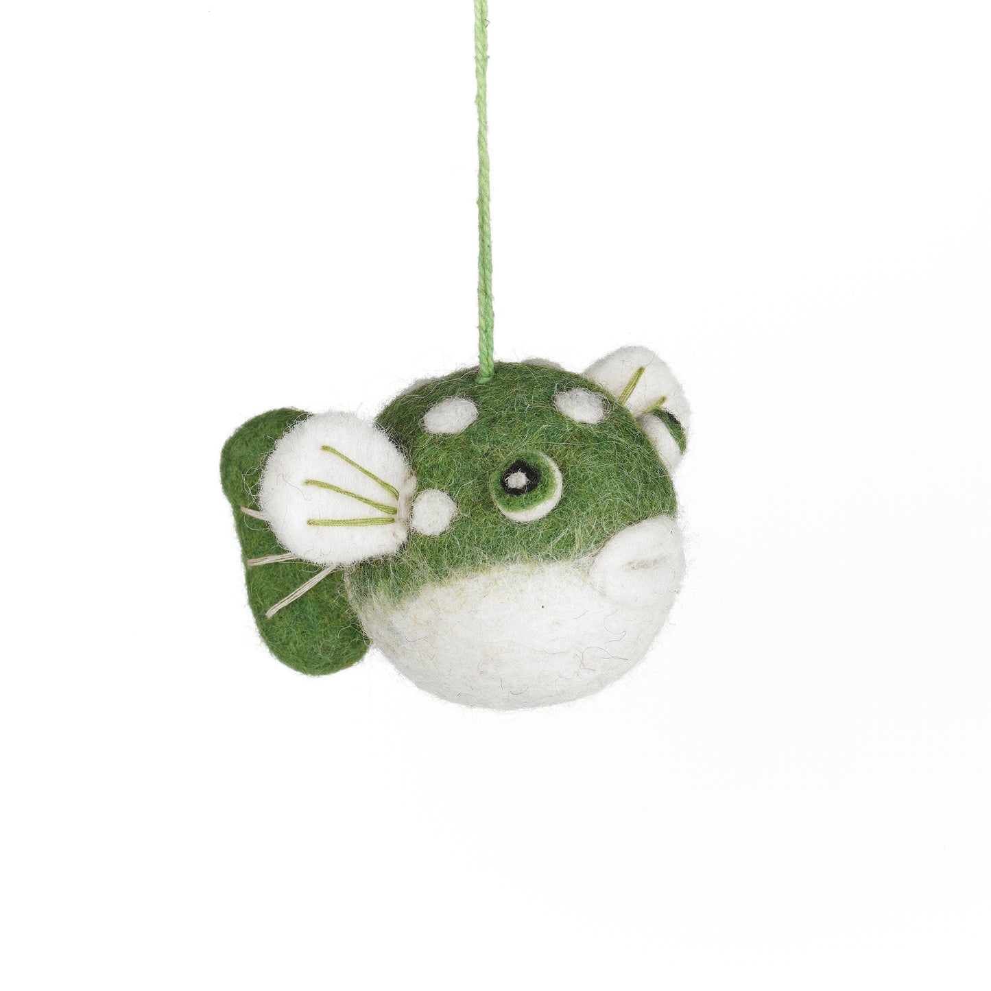 Handmade Felt Puffer Fish Sealife Ornament