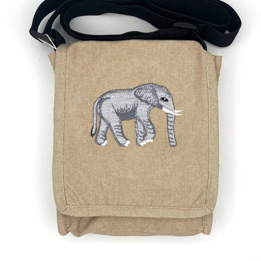 African Elephant Field Bag