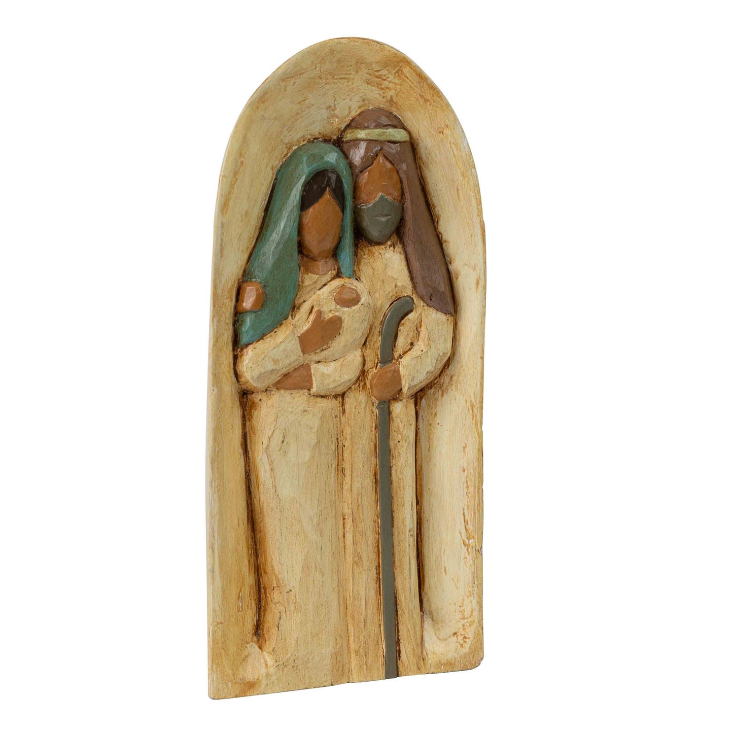 Holy Family Wood Carving