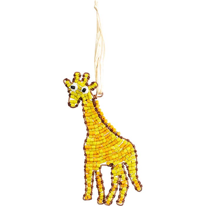 Beaded Giraffe Ornament