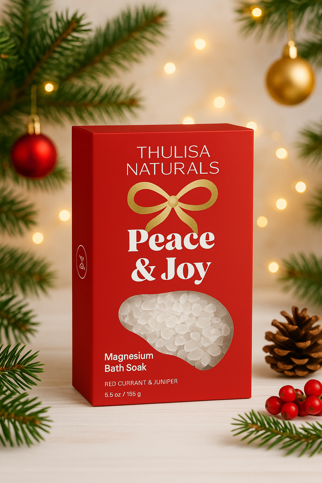 🎄 Peace & Joy Currant & Juniper Magnesium Bath Soak