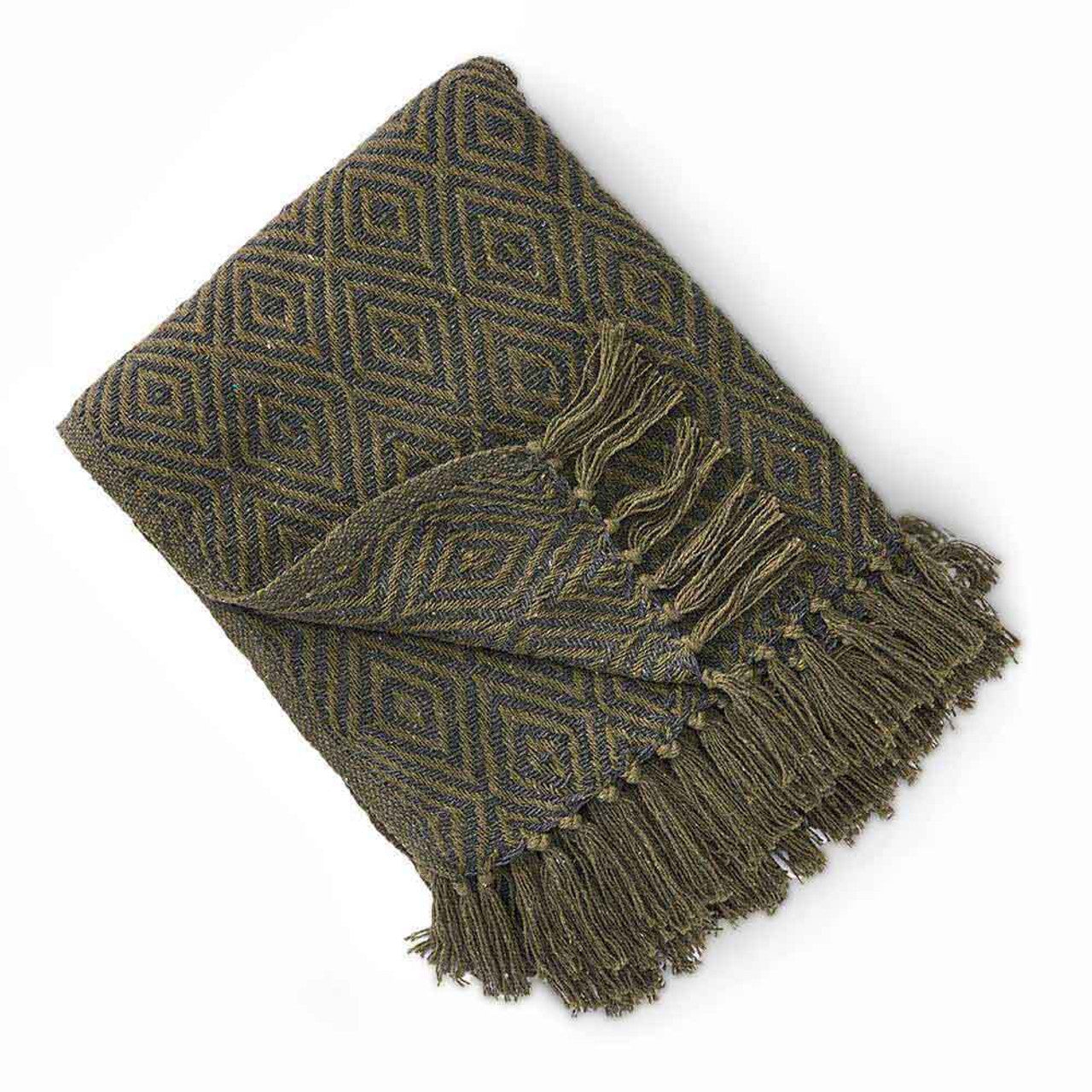 Loden Green Rethread Throw