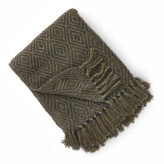 Loden Green Rethread Throw