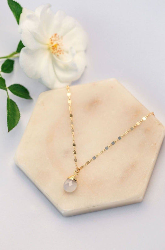 Teardrop Moonstone Pendant