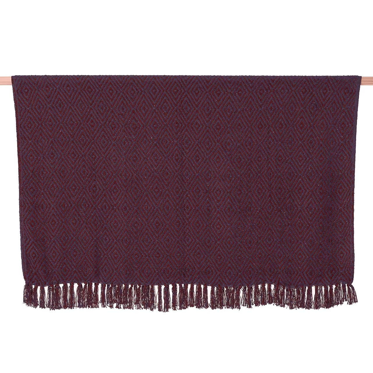 Plum Rethread Throw
