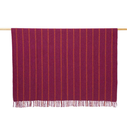 Festive Fuchsia Rethread Blanket