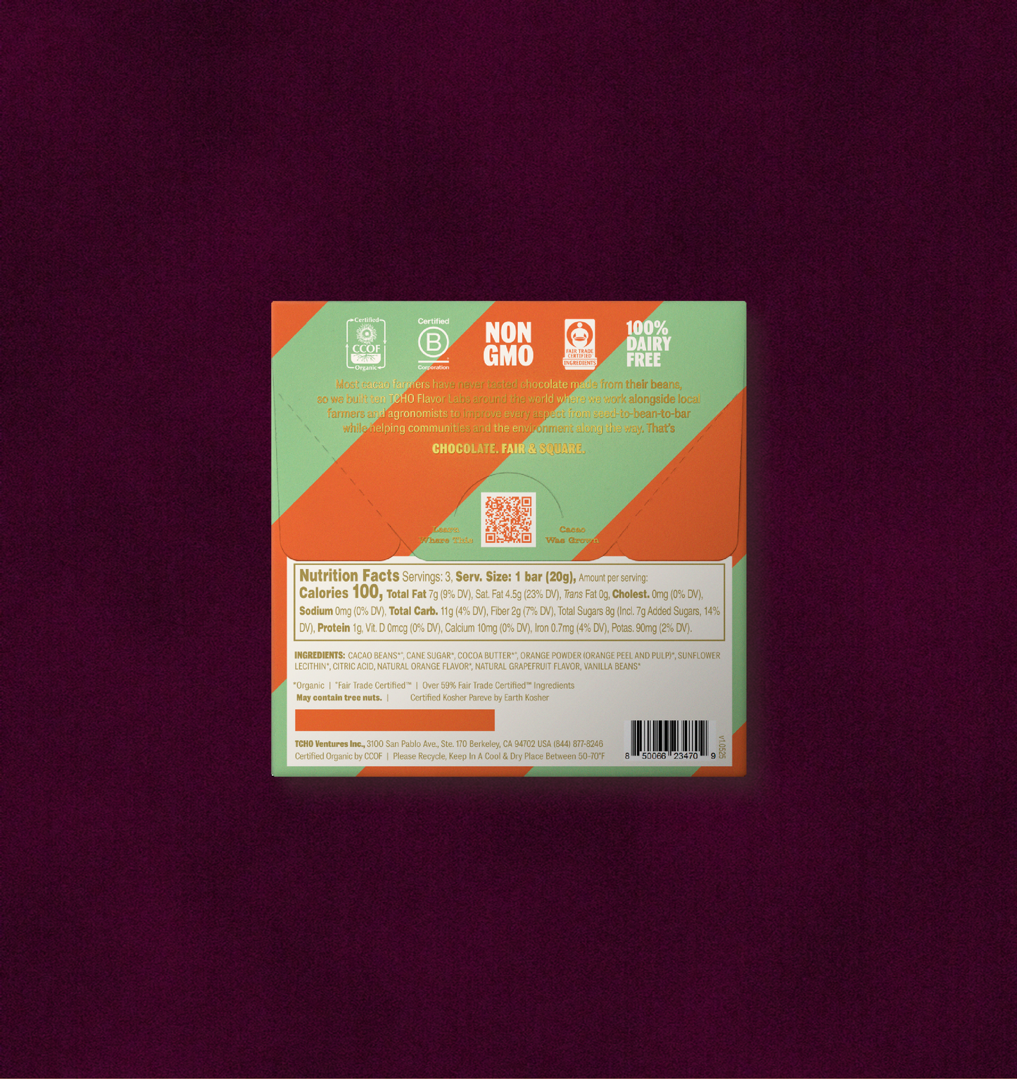 Winter Squeeze Chocolate Bar