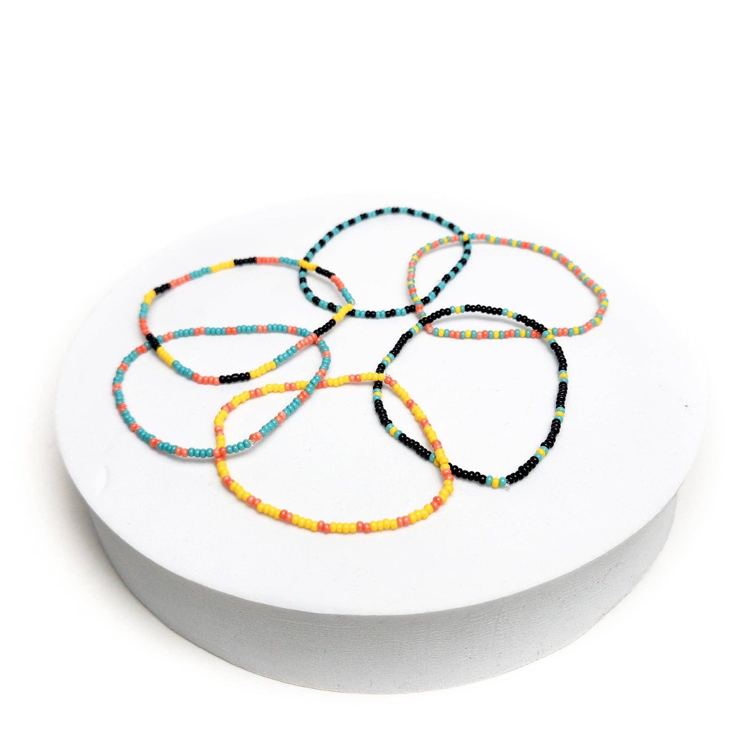 Confetti Seed Bead Bracelet Set