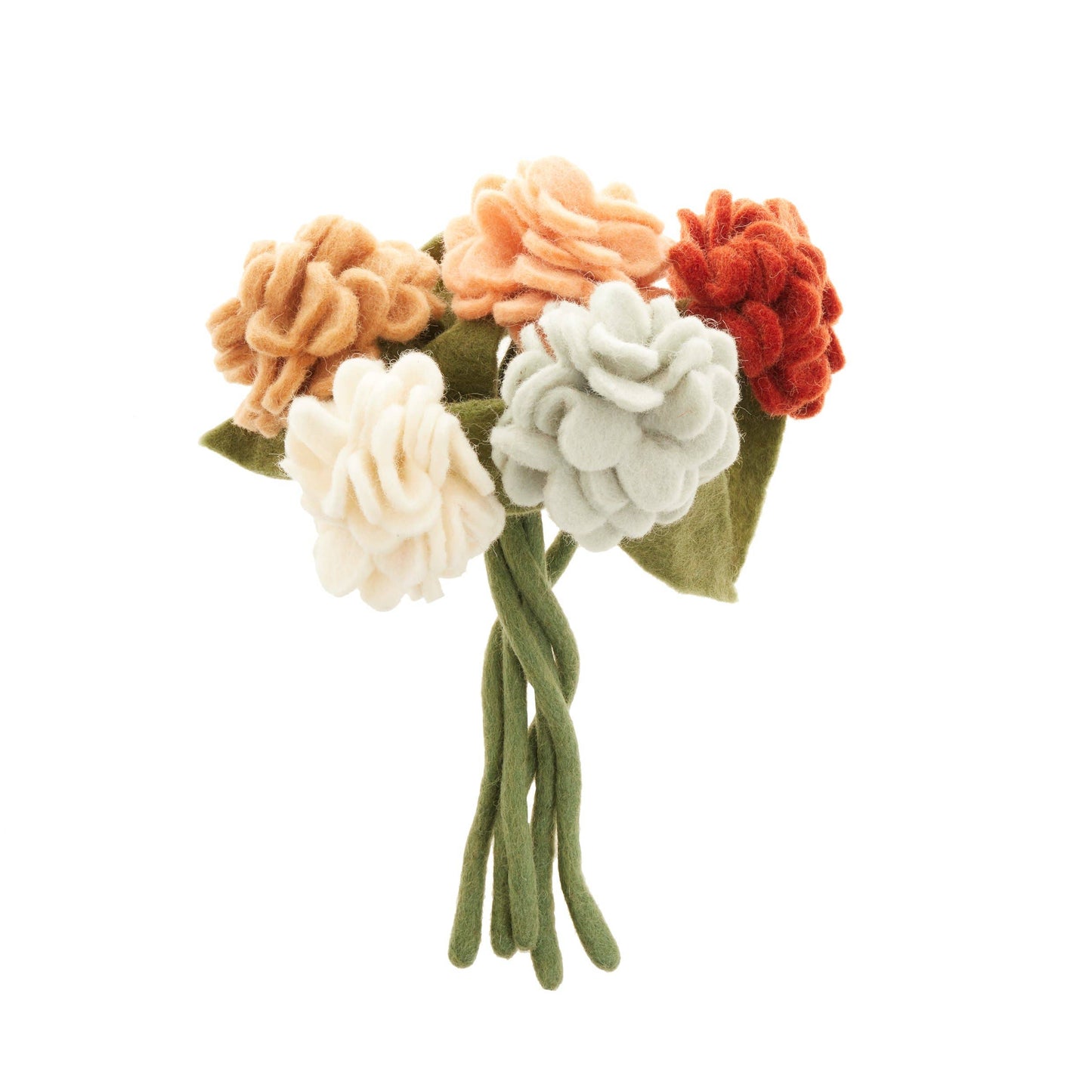 Felt Rust Geranium Flower