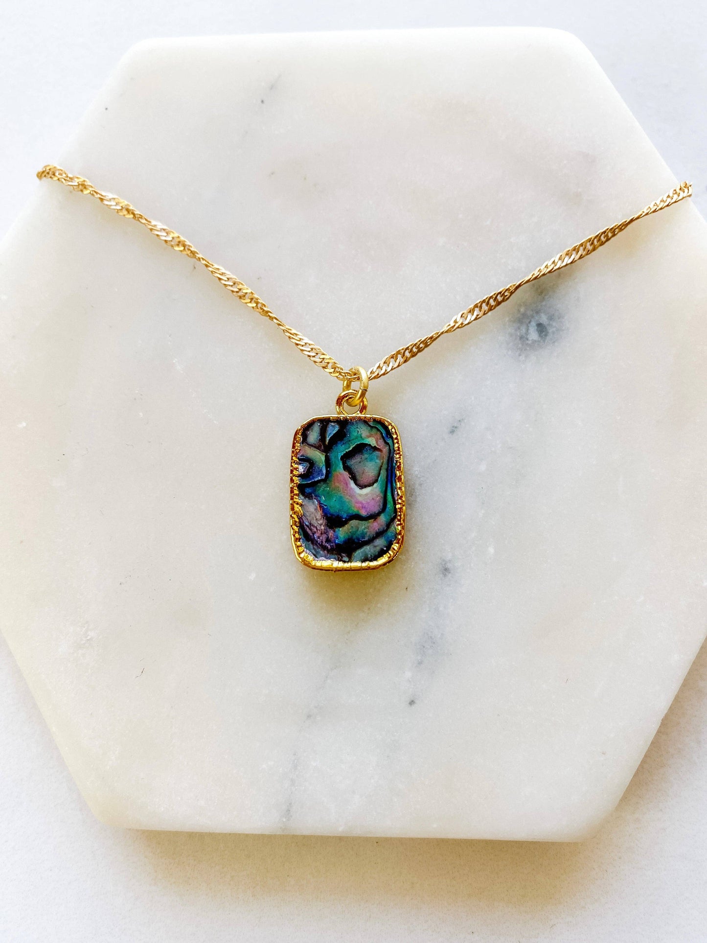 Opal of the Sea Abalone Necklace
