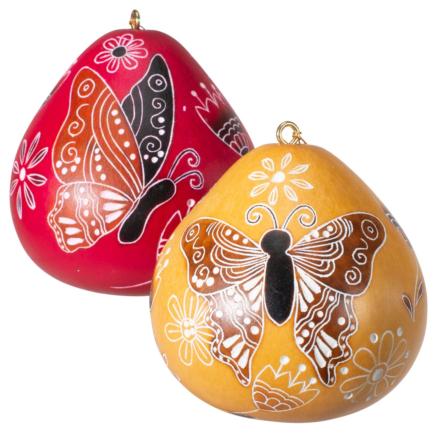 Butterfly Gourd Ornament