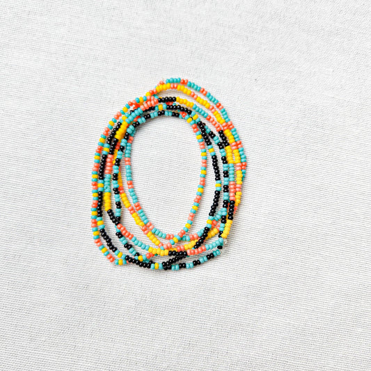 Confetti Seed Bead Bracelet Set