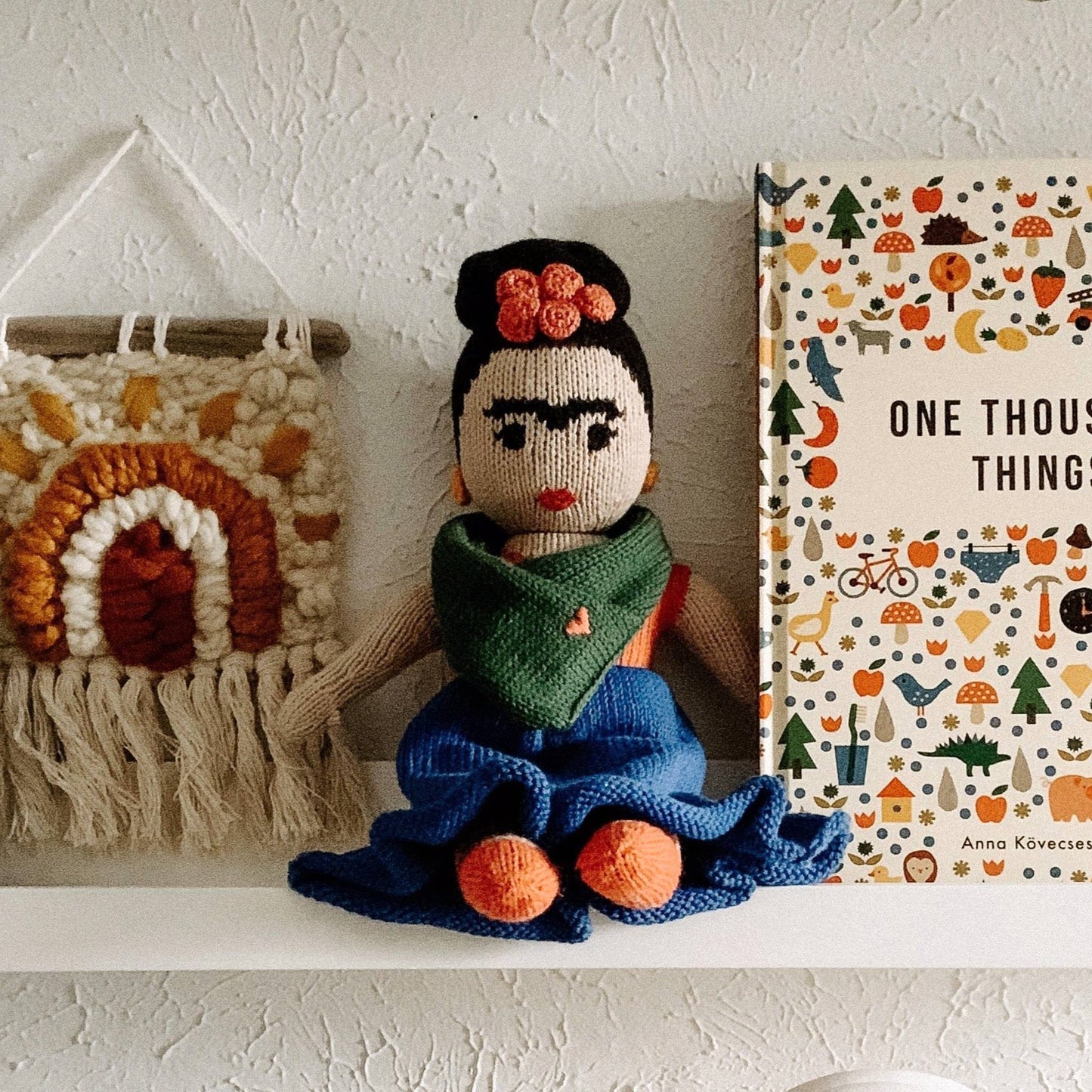 Knit Frida Kahlo Knit Doll