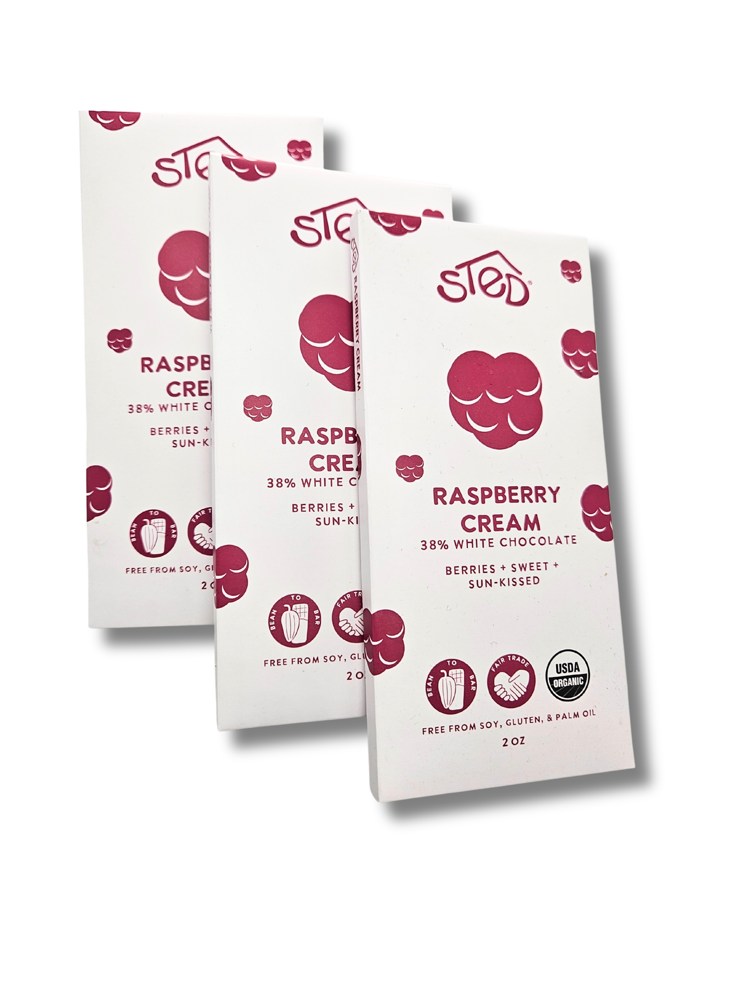 Mini Raspberry Cream White Chocolate Bar
