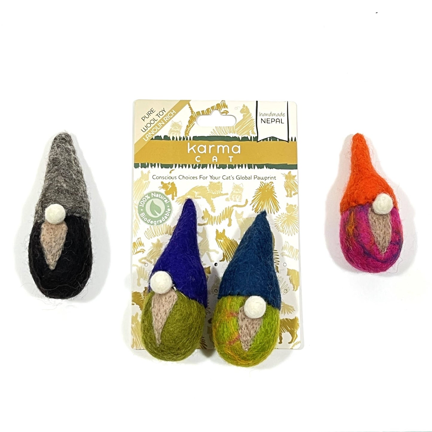 Gnome Cat Toy Set