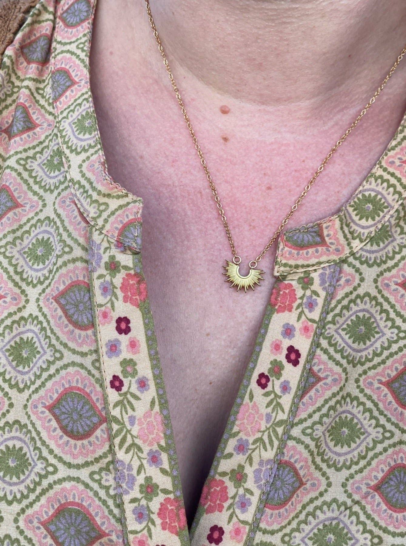 Horizon Sun Necklace