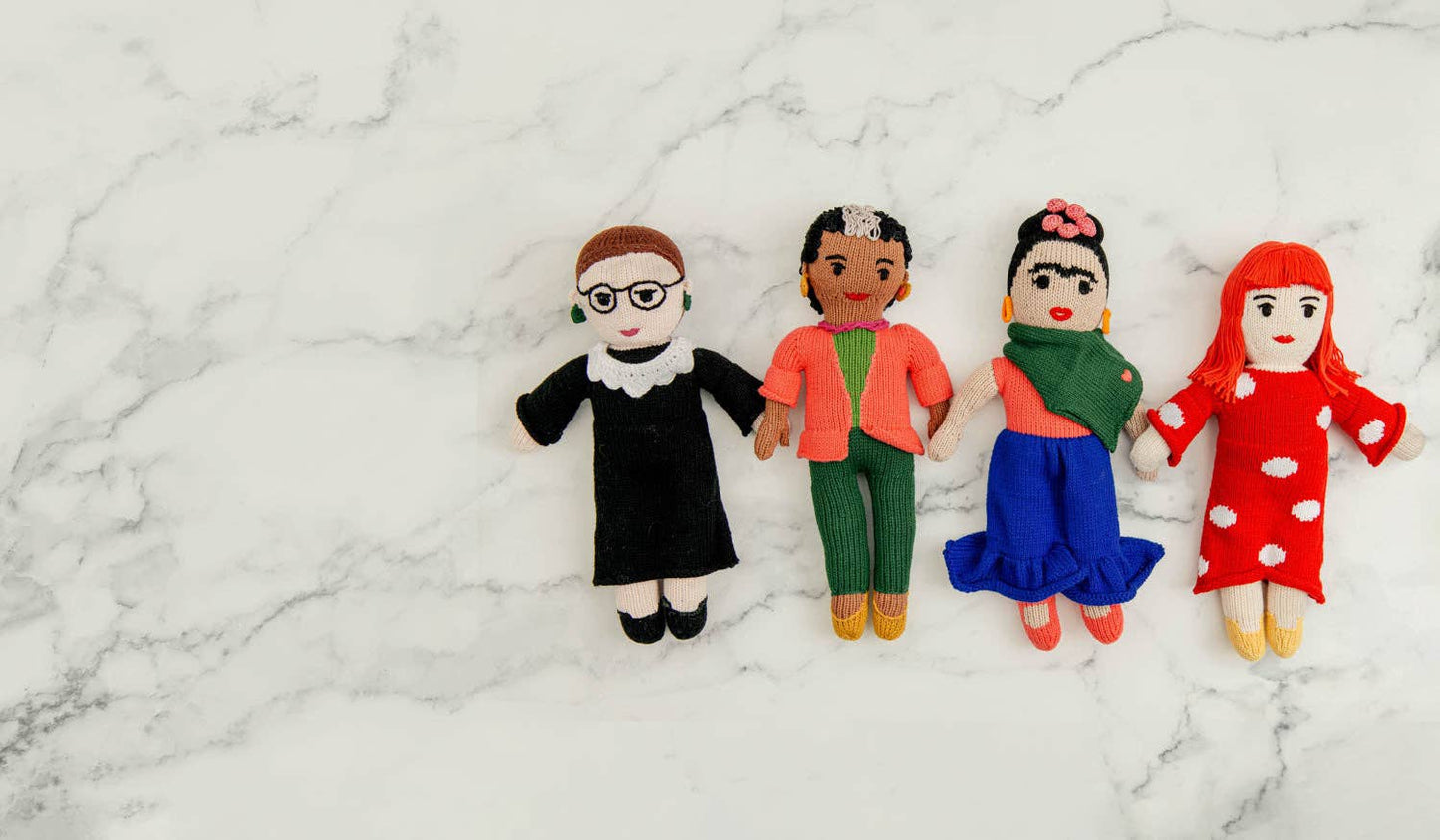 Knit Frida Kahlo Knit Doll