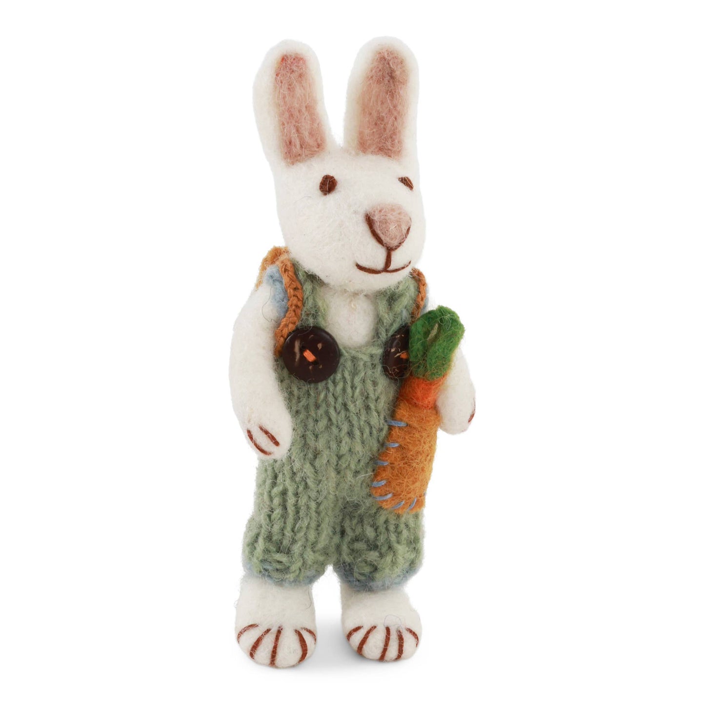 White Boy Bunny w/Carrot & Backpack
