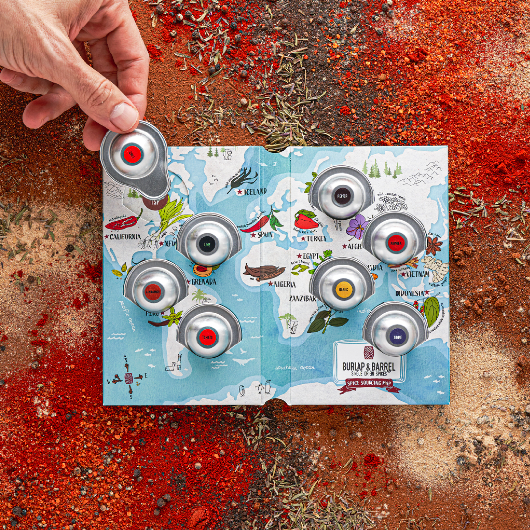 Spice Passport - Spice Sampler - Gift - Travel Set - 6-Pack