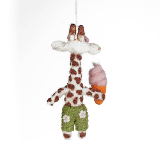 Handmade Felt Ginny the Giraffe Ornament