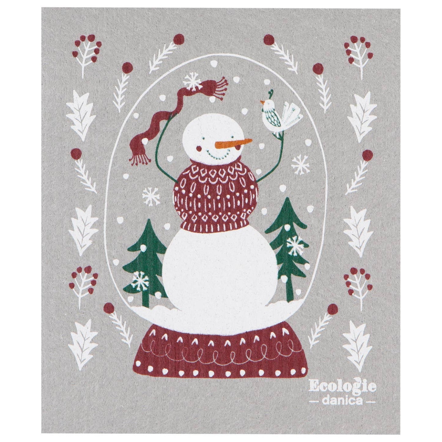 Snowfolk Swedish Dishcloth