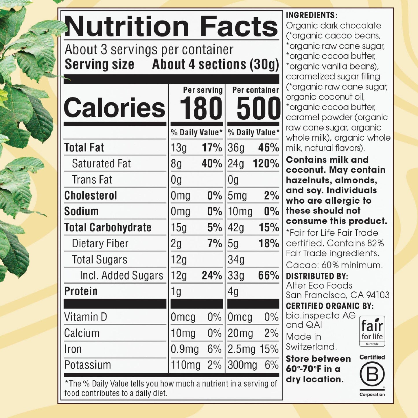 60% Creme Brulee Truffle Thins