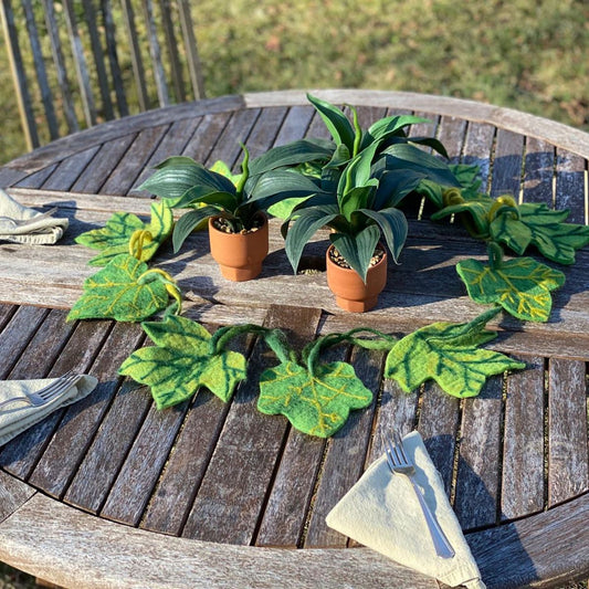 Felt Summer Leaf Garland