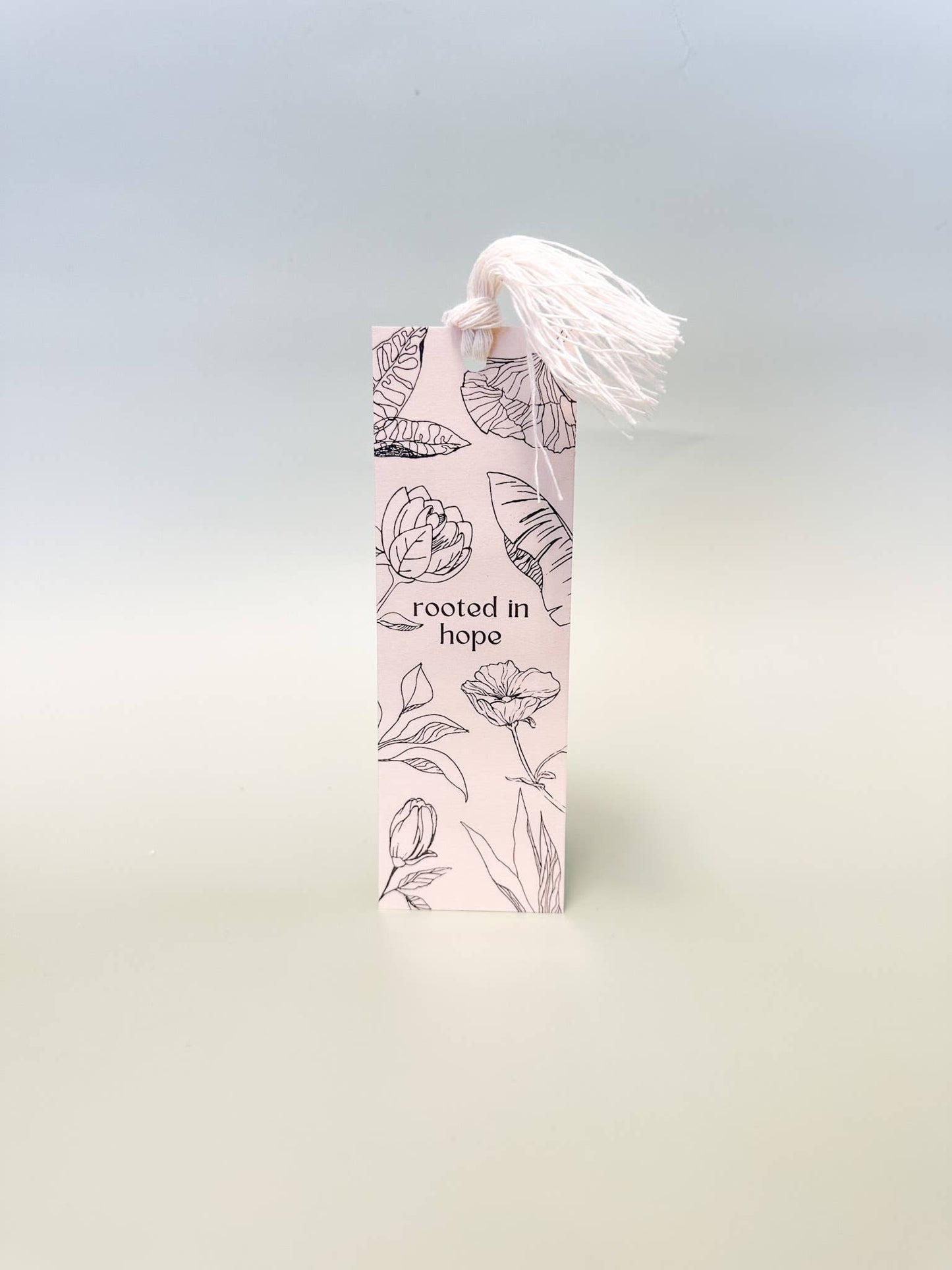 Peace & Justice are Intertwined Handmade Bookmark