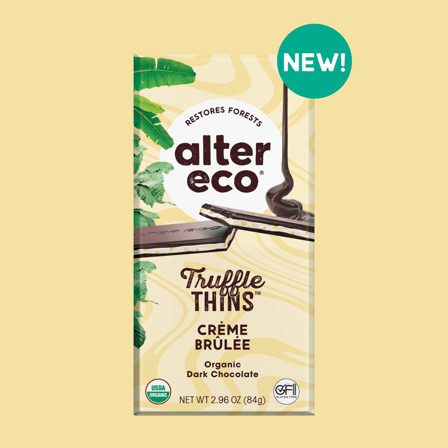 60% Creme Brulee Truffle Thins