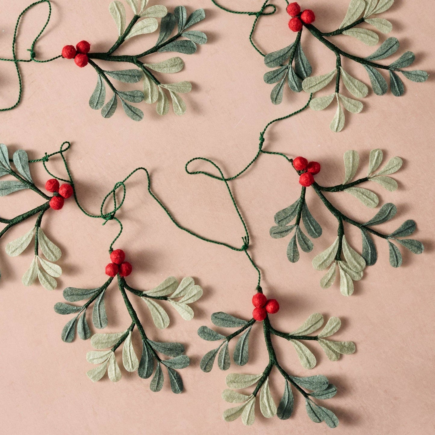 Ullasa Holly Silk Paper Garland