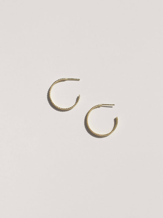 Texturized Small Hoops