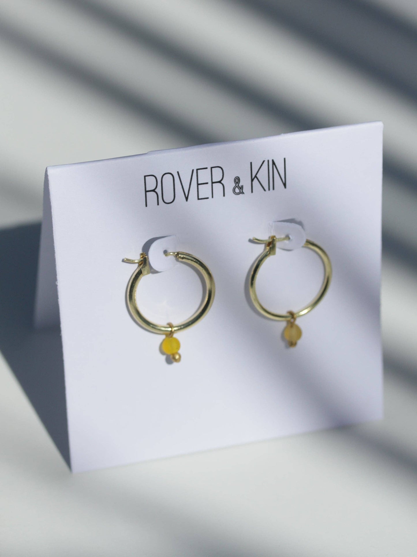 Sunshine Day Sea Glass Huggies