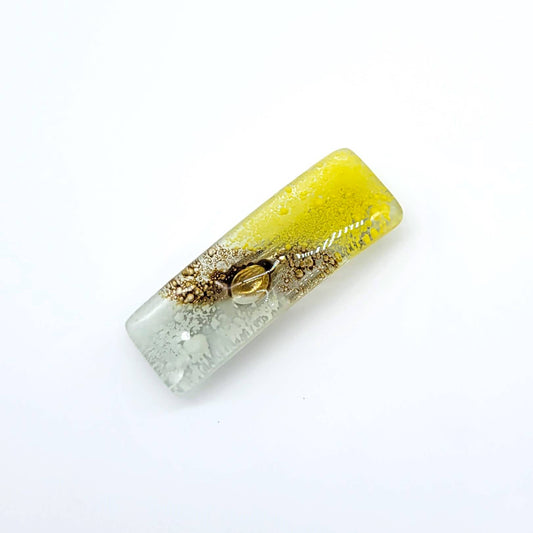 Fused Glass Small Barrette