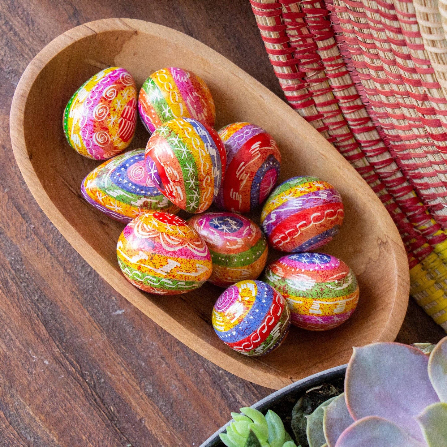 Colorful Soapstone Eggs