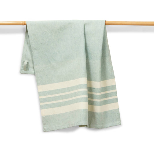 Handwoven Parsley Cotton Kitchen Towel