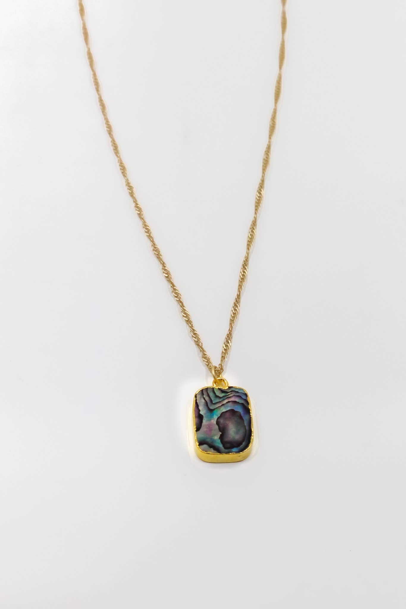 Opal of the Sea Abalone Necklace