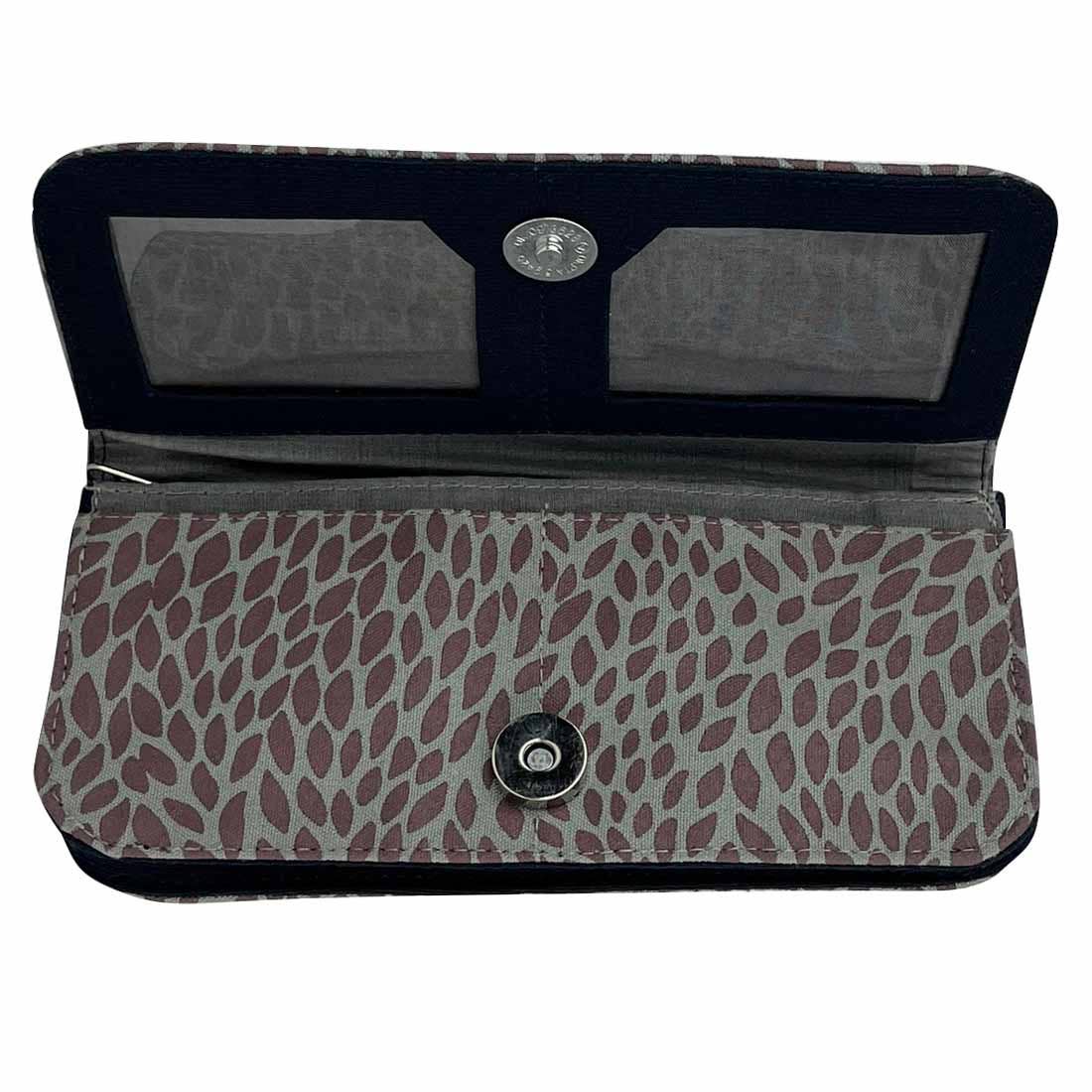 Blue Bikes Cotton Long Wallet