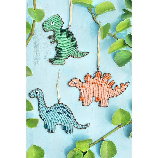 Beaded Dinosaur Ornament