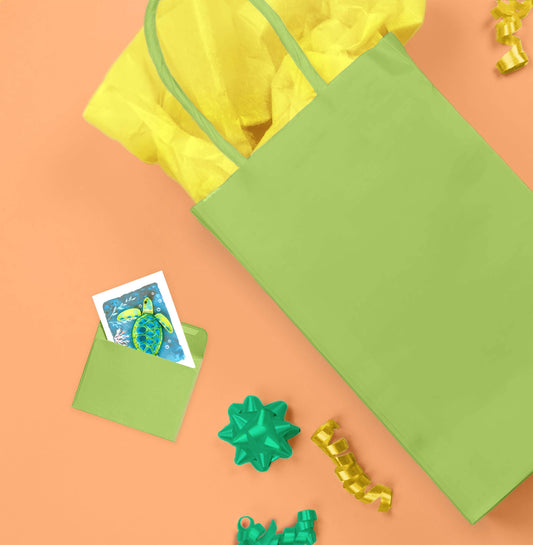 Quilled Sea Turtle Gift Enclosure Mini Card