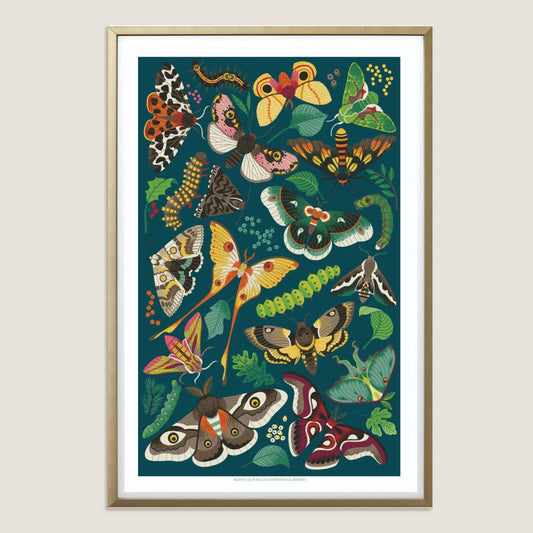 Modern Moth Art Print