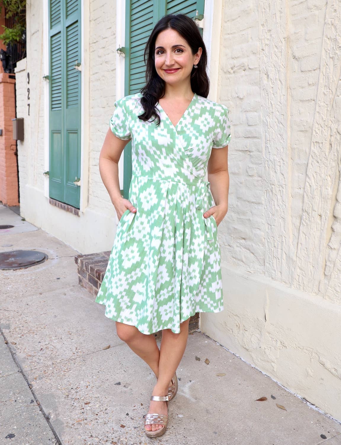 Mint Julep Organic Cotton Wrap Dress