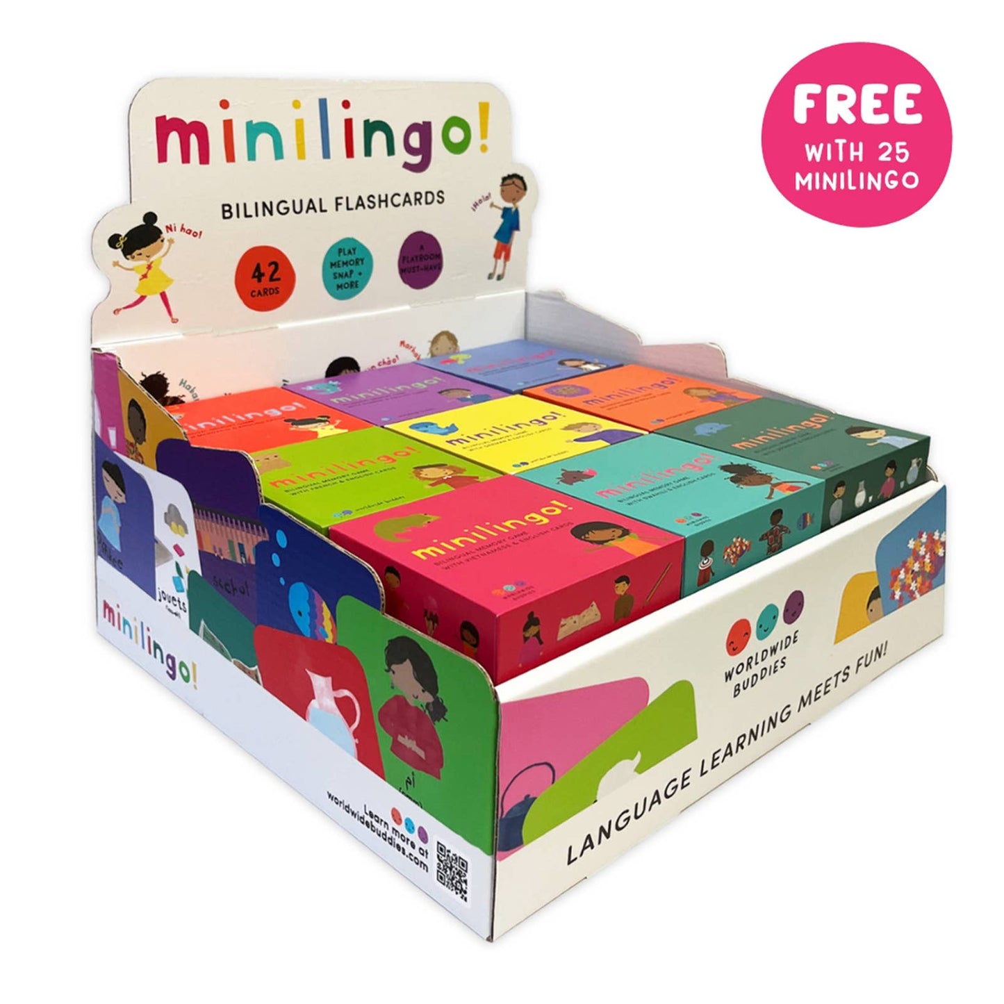 Minilingo Spanish/English Bilingual Flashcards for Kids