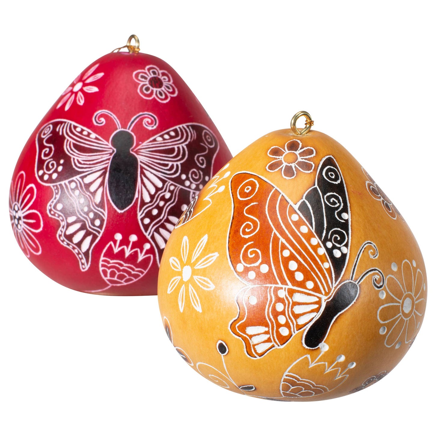 Butterfly Gourd Ornament