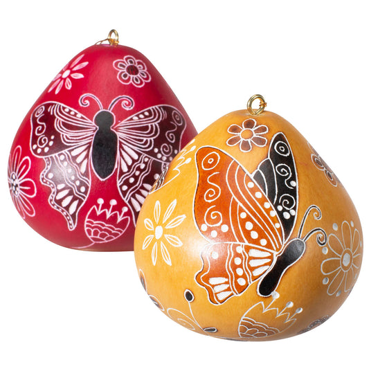 Butterfly Gourd Ornament