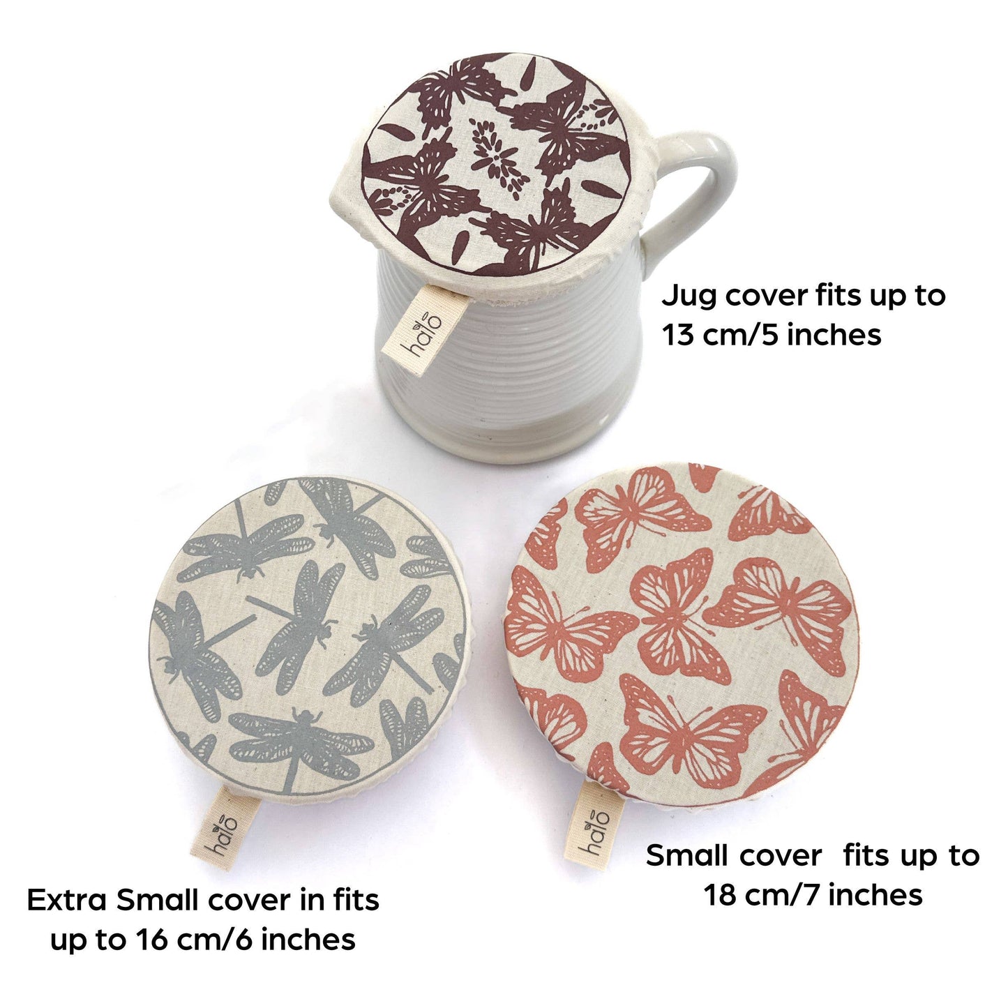 Butterfly Small  Dish and Bowl Cover Set