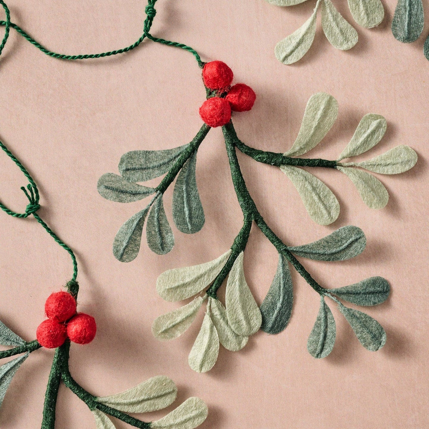 Ullasa Holly Silk Paper Garland