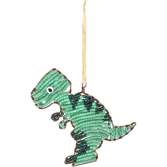 Beaded Dinosaur Ornament