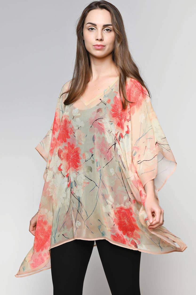 Kumari Cupro Tops: Emerald & Amethyst